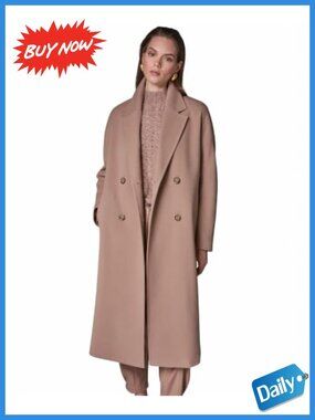 Water-Resistant Double Breasted Rain Coat